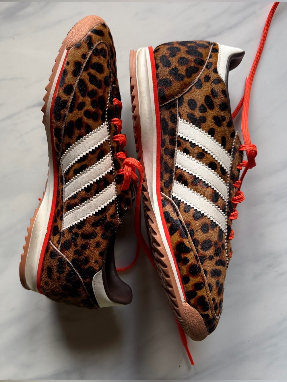 adidas SL 72 Leopard Print Sneakers - Picture 3 of 7